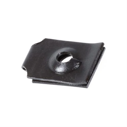 U Nut #10, 0.03" to 0.037" Panel Range, Black Phosphate Finish (Qty: 100)