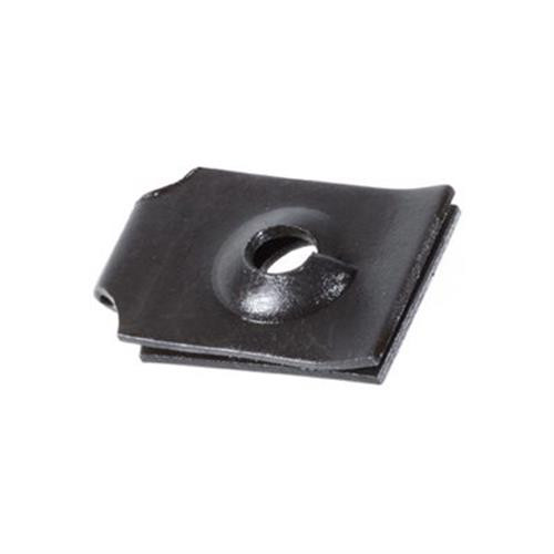 U Nut #10, 0.03" to 0.037" Panel Range, Black Phosphate Finish (Qty: 100)