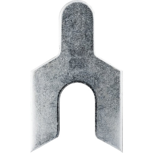 Shims 1/16" Thick, 1-1/2" x 2-1/2" With 9/16" Slot (Qty: 50)