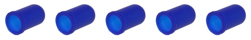 Dark Blue Bulb Cover Cap Boots, 5-Pack, 3mm, T1 fits 715, 7152, 7219, 8111