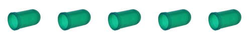 Dark Green Bulb Cover Cap Boots, 5-Pack, 3mm, T1 fits 715, 7152, 7219, 8111