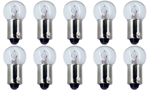 Box of 10 #433 Miniature Bulbs 18V 0.25A