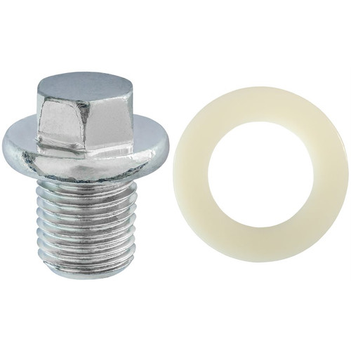 M14-1.5 Oil Drain Plug With Gasket, Zinc, for Ford E9DZ-6730-B (Qty: 5)