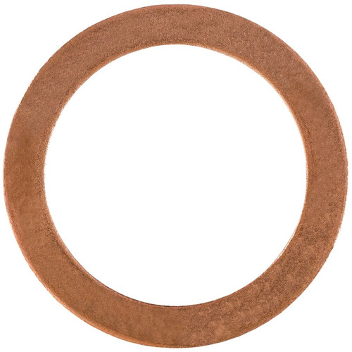 Copper Oil Drain Plug Gasket, Non-Crush, 3/4" ID, 1" OD (Qty: 25)