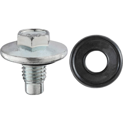 M12-1.75 Transmission Drain Plug, Steel, Zinc Finish, for GM 24233099 (Qty: 2)