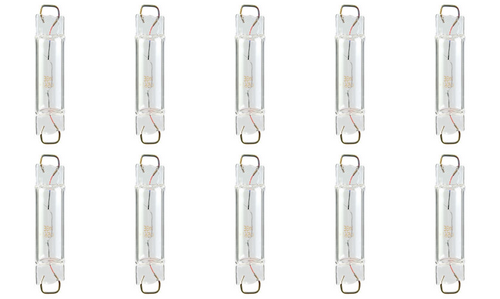 Box of 10 #564 Auto Miniature Festoon Bulbs 14V T3 NEW