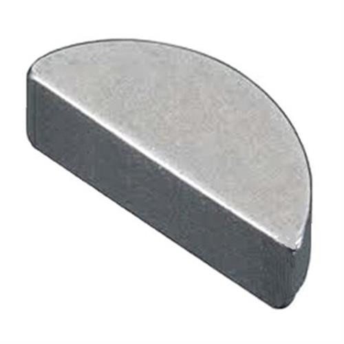 Size #15 Woodruff Keys, 1/4" x 1", 1035 Steel (Qty: 50)