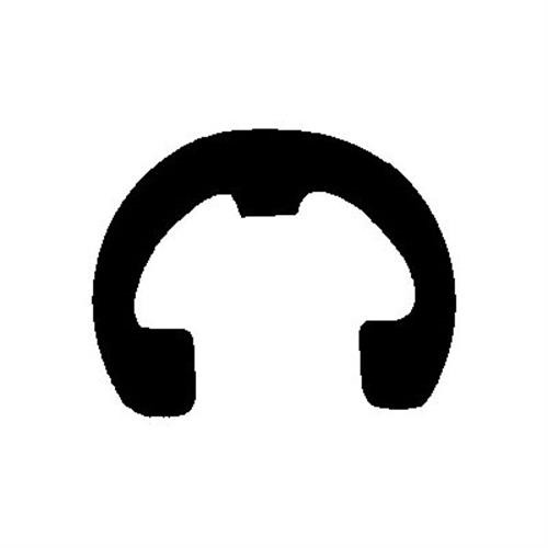 Reinforced E-Type Retaining Rings for 9/16" Shaft, 0.437" Groove Dia (Qty: 100)