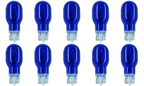 Box of 10 #912B Blue 912 Lamp Blue Auto Bulb Automotive