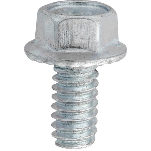 1/4"-20 Grade 5 Drain Plug, 0.5" Length Under Serrated Washer Head (Qty: 25)