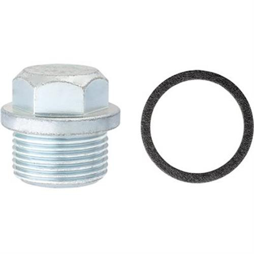M22-1.5 Oil Drain Plug With Gasket, 12mm Length Under Head (Qty: 2)