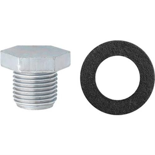 M14-1.25 Oil Drain Plug, With Gasket, Hex Head (Qty: 5)