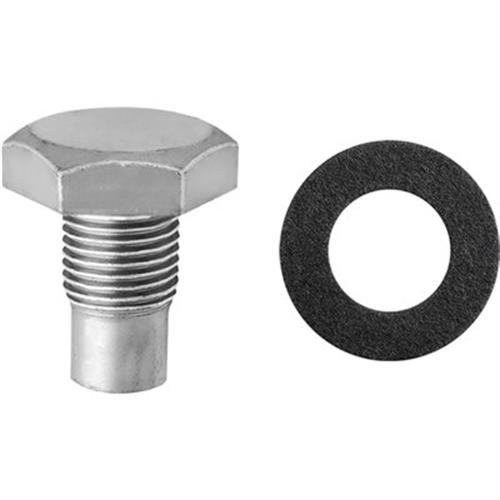 1/2"-20 Oil Drain Plug With Gasket, 7/8" Hex Head (Qty: 2)