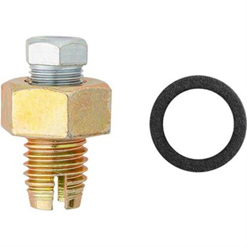 M12-1.75 Single Oversize Self-Tapping Oil Drain Plug With Seal, Zinc (Qty: 5)