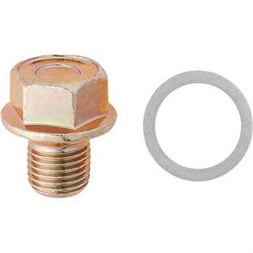 M14-1.5 Drain Plug With Gasket, 16mm Length Under Head (Qty: 2)