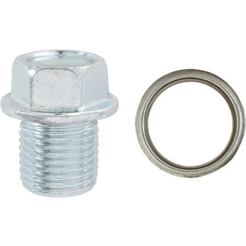M16-1.5 Drain Plug With Gasket, 16mm Length Under Head (Qty: 5)