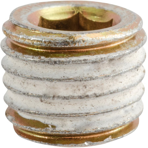 M12x1.5 Brass Metric Pipe Plug, 10mm Long, With Sealant, Marli (Qty: 10)