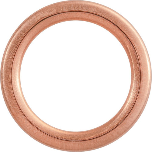 Crushable Copper Gasket, M14 x M20, 14mm ID, 20mm OD, 2.15mm Thick (Qty: 10)