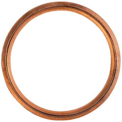 Crushable Copper Gasket  M22 x M27, 22.2mm ID, 26.7mm OD, 2.16mm Thick (Qty: 10)