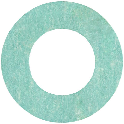 Green Fibre Gasket, M13 x M24, 12.86mm ID, 23.78mm OD, 1.6mm Thick (Qty: 25)
