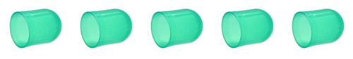 Light Green Bulb Cover Cap Boots 5-Pack, 10mm T3.25, G3.25 fits 193, 194, 44, 47