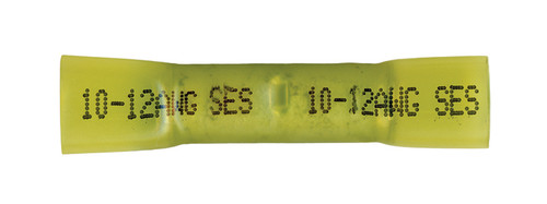12-10 AWG (Yellow) Crimp+Seal Butt Connector, Adhesive Shrink Sleeve (Qty 50)
