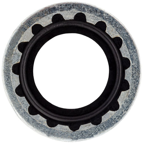 Rubber & Metal Gasket  M14 x M25, 1.9mm Thick (Qty: 10)