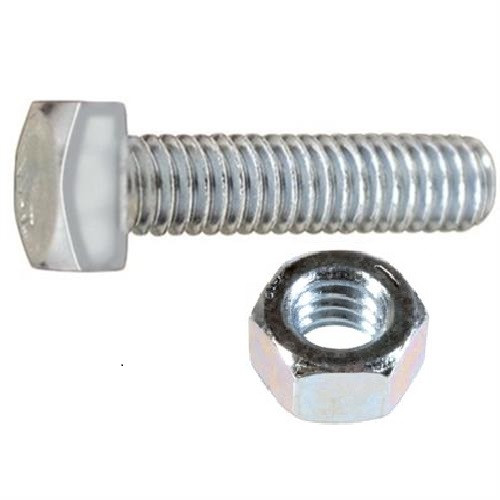 Battery Terminal Bolt, 1-1/4", with Hex Nut, 5/16"-18 Thread (Qty: 50)
