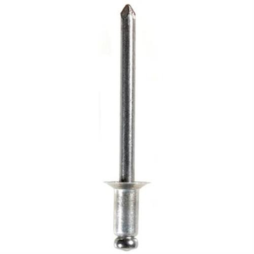 Steel/Aluminum Pan-L Rivets, 3/16" Shank x 9/32", Dome 3/8" Flange (Qty: 100)
