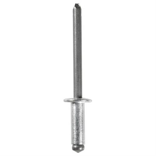 Steel/Aluminum Pan-L Rivets, 3/16" Shank x 9/16", Dome 3/8" Flange (Qty: 500)