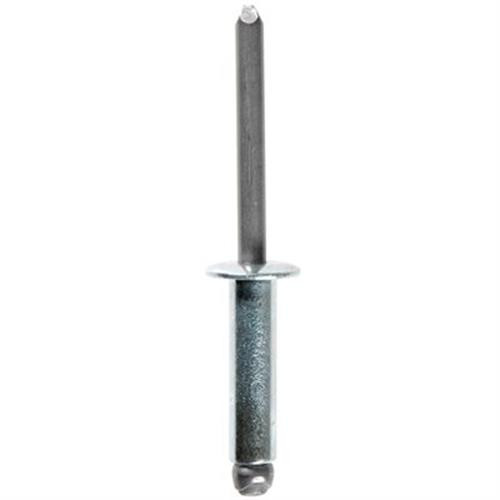 Pan-L Rivets, 1/4" Shank x 1" with 1/2" Dome Flange, Steel (Qty: 25)