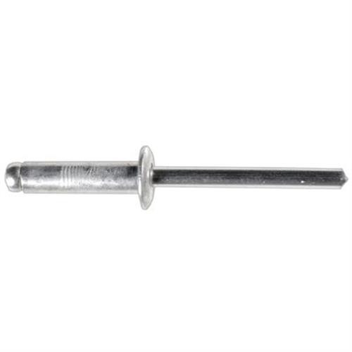Aluminum Pan-L Rivets, 3/16" Shank x 11/16", Dome 3/8" Flange (Qty: 100)