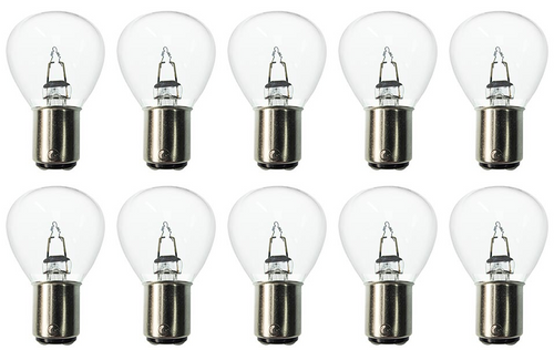 Box of 10 #1144 Lamp Auto Bulb Automotive Lightbulb 12.5V 24.8W 1.98A BA15d