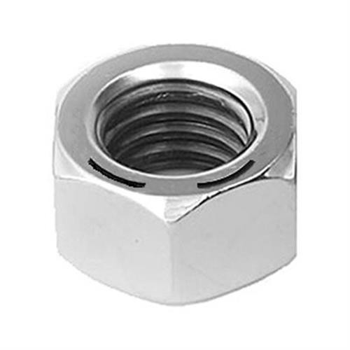 3/8"-24 Grade 8 Hex Nut, High Alloy Steel, Zinc Finish (Qty: 100)