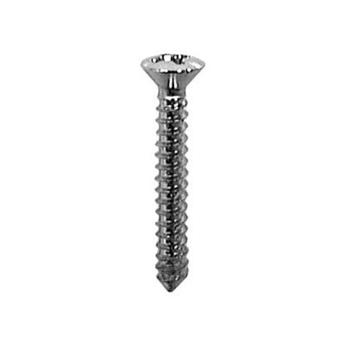 Stainless Steel Tapping Screw #6 x 1/2", Phillips Oval Head (Qty: 100)