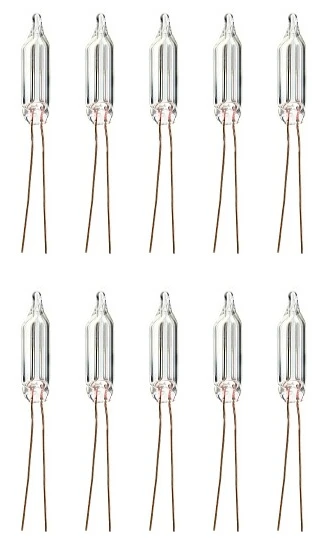 NEW Box of 10 Neon Bulb A1A / NE2 Indicator 105 to 125 Volts AC/DC