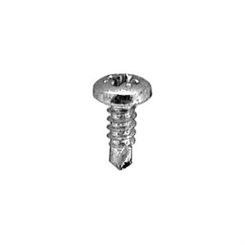 Tapping Screw #10-16 x 1/2", Phillips Pan Head, #2 TEKS, Zinc (Qty: 100)