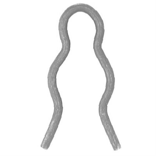 Hair Pin Cotter Pin 5/16" ID, 1" Long, 0.06" Wire, Zinc (Qty: 100)