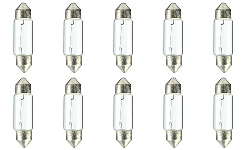 Box of 10 #3425 Lamp Auto Bulb Automotive Lightbulb NEW