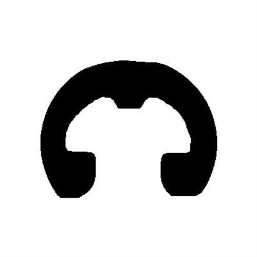 Reinforced E Type Retaining Ring for 7/32" Shaft 0.118 x 0.029 Groove (Qty: 100)