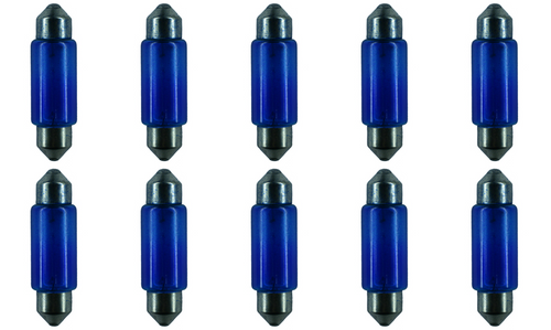 Box of 10 #3423B 3423 Blue Lamp Auto Bulb Automotive
