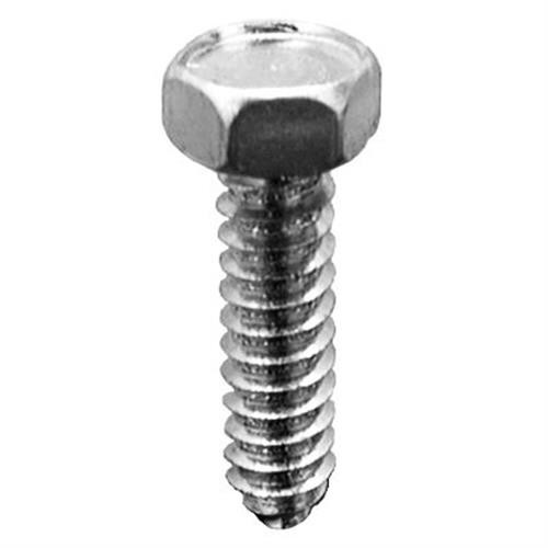 Tapping Screw #5/16 x 1-1/4", Indented 1/2" Hex Head, Zinc (Qty: 100)
