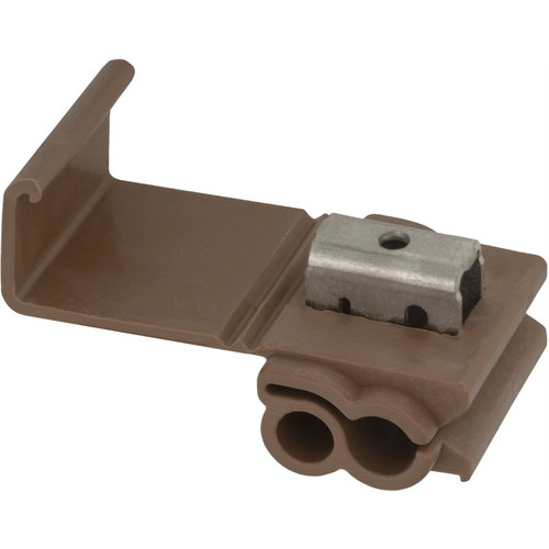 Electrical Connector, Self-Strip 18 to 10 Gauge, Tan (Qty: 10)