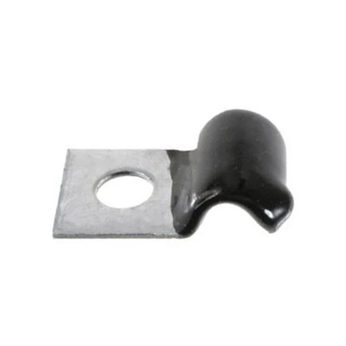 Half Clamp 1/2" ID, 5/8" Wide, Galvanized Vinyl Coated (Qty: 25)