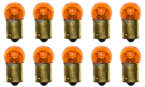 Box of 10 #97A (Amber) Lamp Auto Bulb Automotive Bulbs