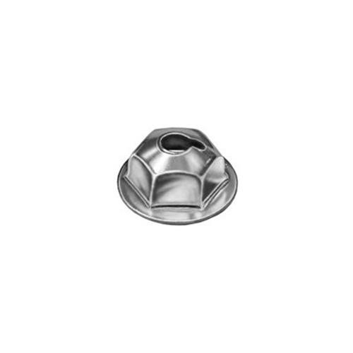 5/16-18"  Washer Hex Lock Nut, 13/16" OD, Zinc (Qty: 100)