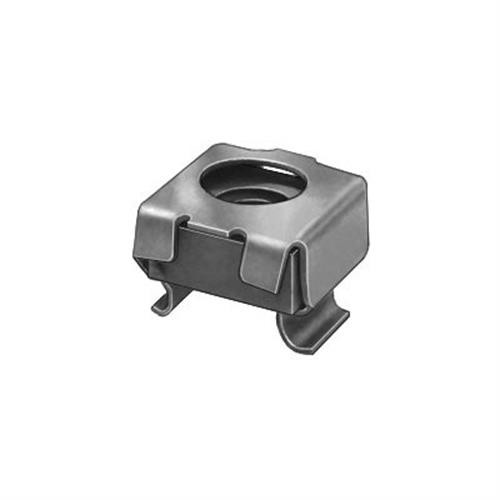 Cage Nut, 1/4"-20 Thread, 0.064 - 0.105" Panel Rang, Fits 3/8" Hole (Qty: 25)