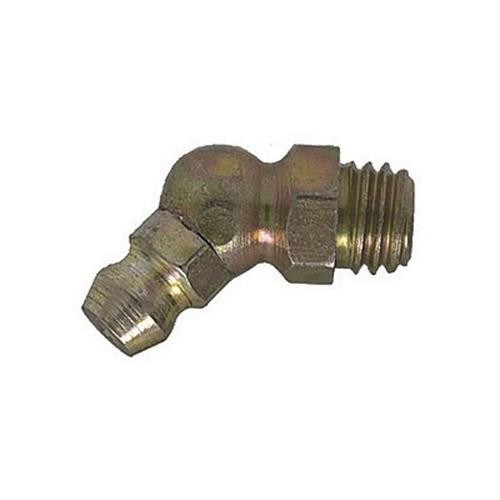 M8-1.25 Grease Fitting #7545, 45 Degree, DIN 71412 (7545) (Qty: 10)
