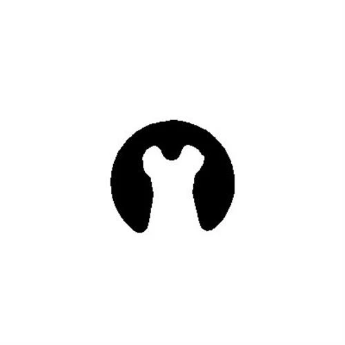 3.0mm E Type Retaining Rings DIN 6799-1500, Phosphate & Oil Finish (Qty: 100)