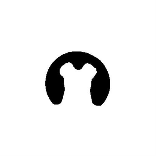 4.0mm E Type Retaining Rings DIN 6799-1500, Phosphate & Oil Finish (Qty: 100)